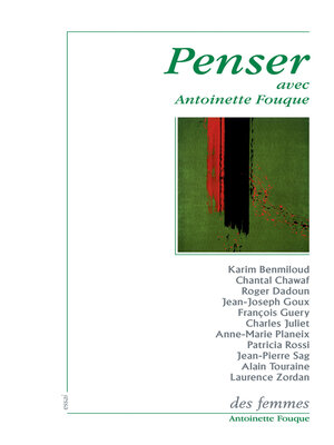 cover image of Penser avec Antoinette Fouque
